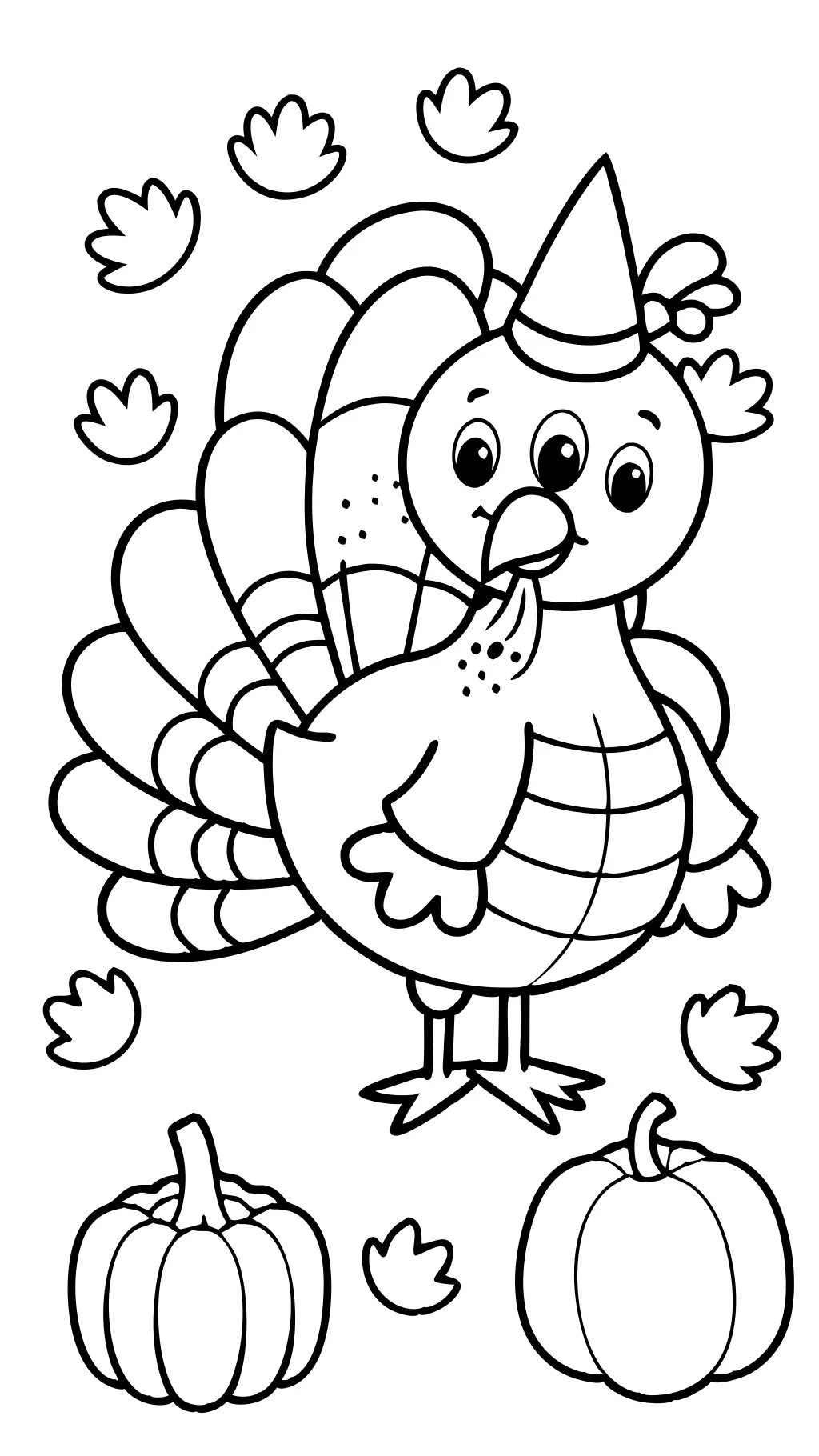 free coloring pages of turkeys